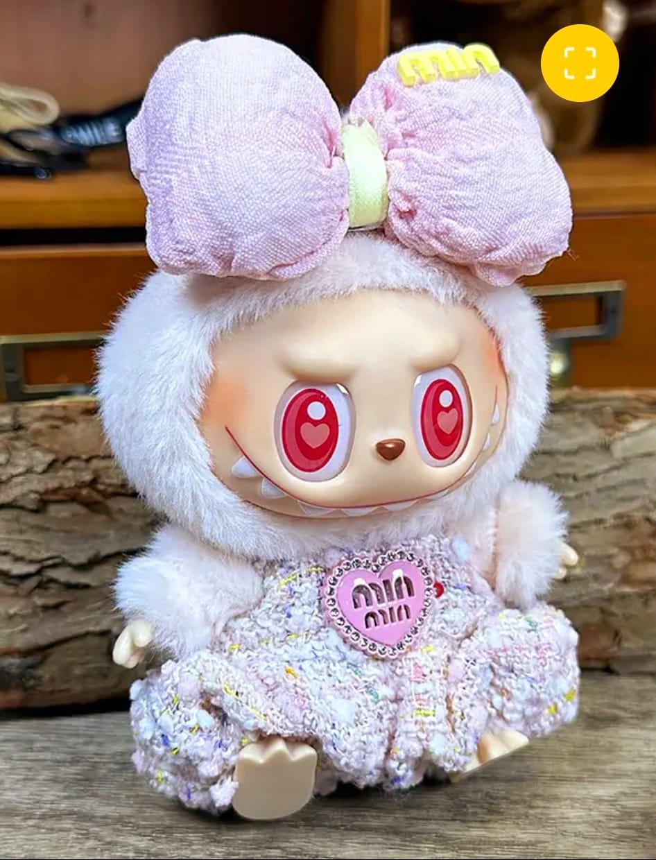 Clothes for Labubu Cute Doll Outfit, Various Accessories Clothing Set, Only Clothes Not Including Dolls, Perfect Holiday Gift
