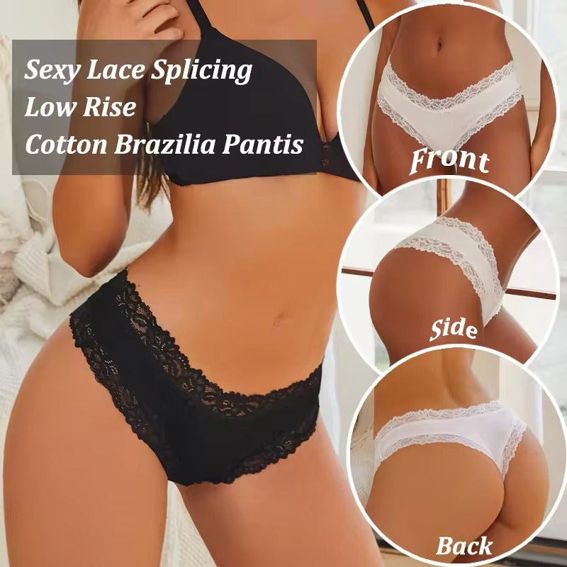 Sexy Lace Cotton Panty for Woman