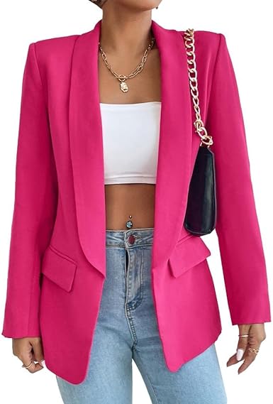 Ladies Blazer for Office Suit - Western Style Casual Jacket