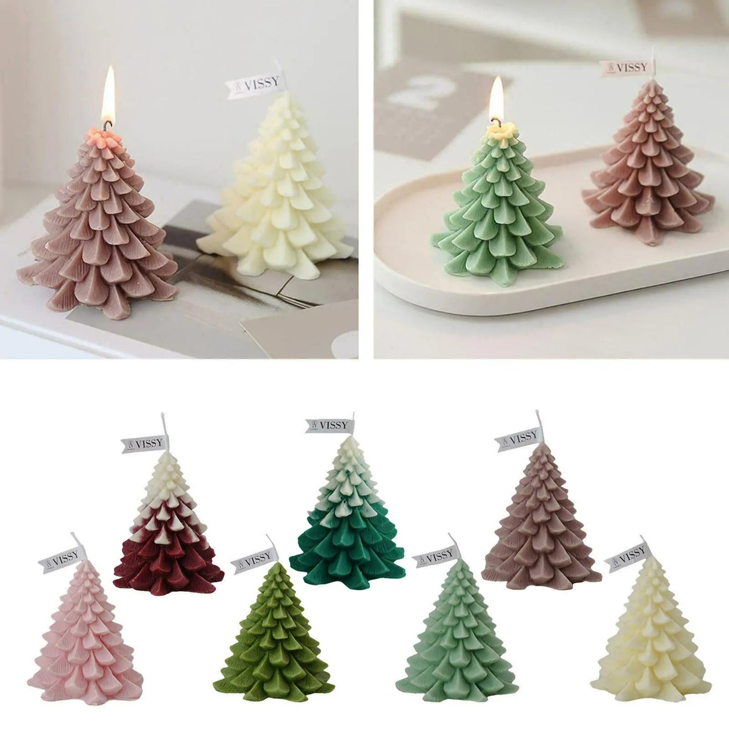 Scented Christmas Tree Candle (15)