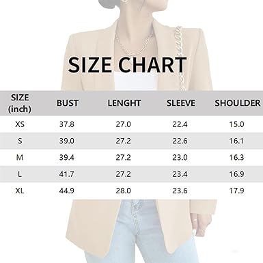 Ladies Blazer for Office Suit - Western Style Casual Jacket