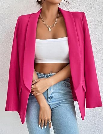 Ladies Blazer for Office Suit - Western Style Casual Jacket