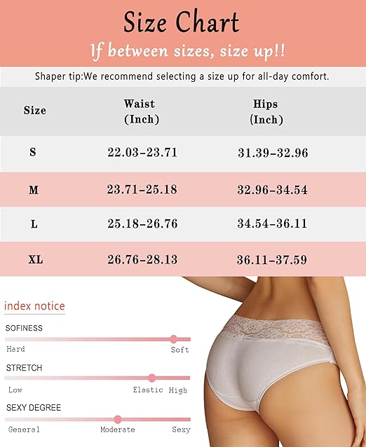 Lace Strap Cotton Panty for Woman