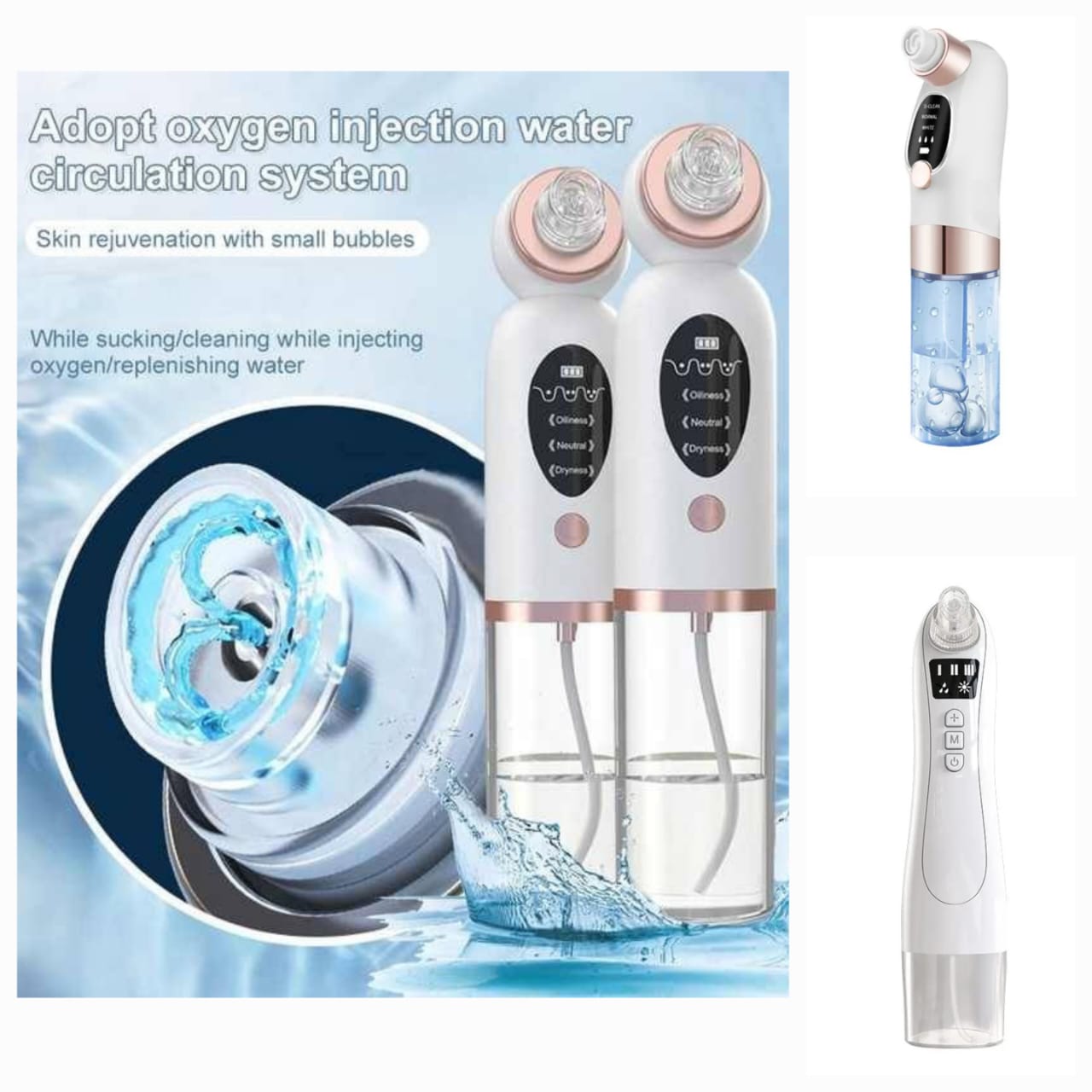 Deep Cleansing Face Instrument and Removal of Blackheads, Whiteheads, Dead Skin Cells and Clog Pores