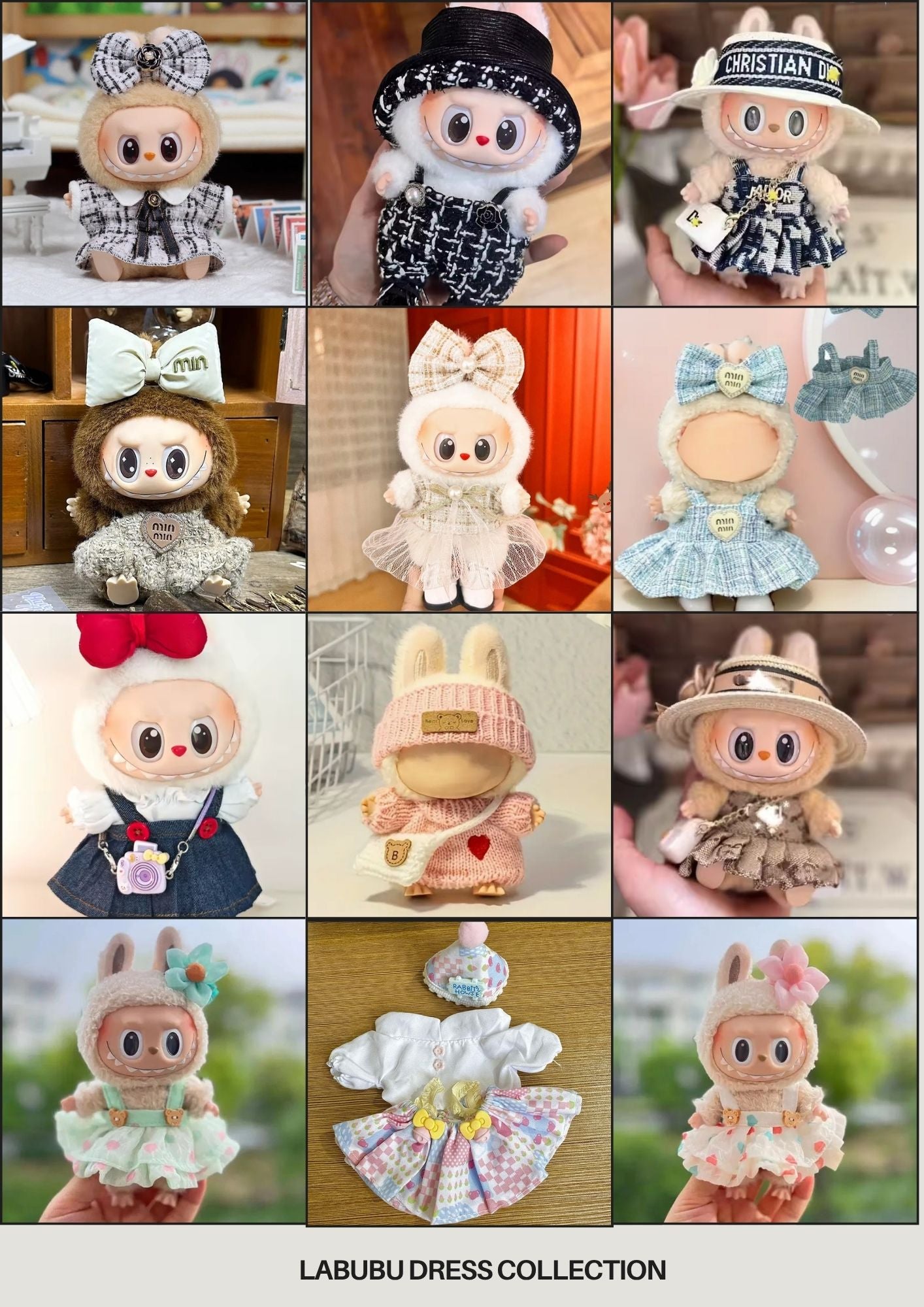 Labubu Keychains, Charms, Accessories, Cute Collectibles