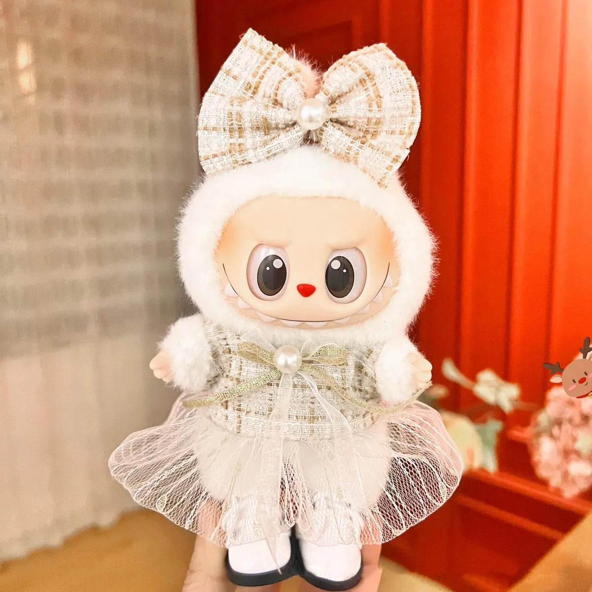 Clothes for Labubu Cute Doll Outfit, Various Accessories Clothing Set, Only Clothes Not Including Dolls, Perfect Holiday Gift