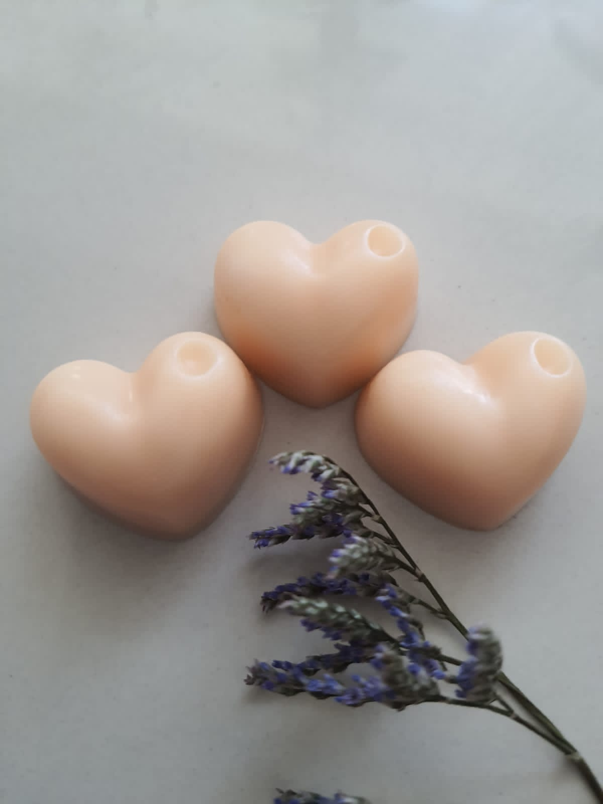 Small heart ๐ scented soap