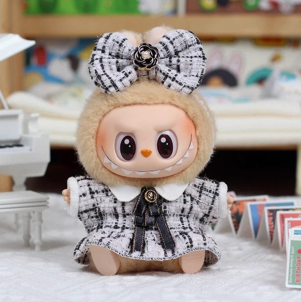 Clothes for Labubu Cute Doll Outfit, Various Accessories Clothing Set, Only Clothes Not Including Dolls, Perfect Holiday Gift