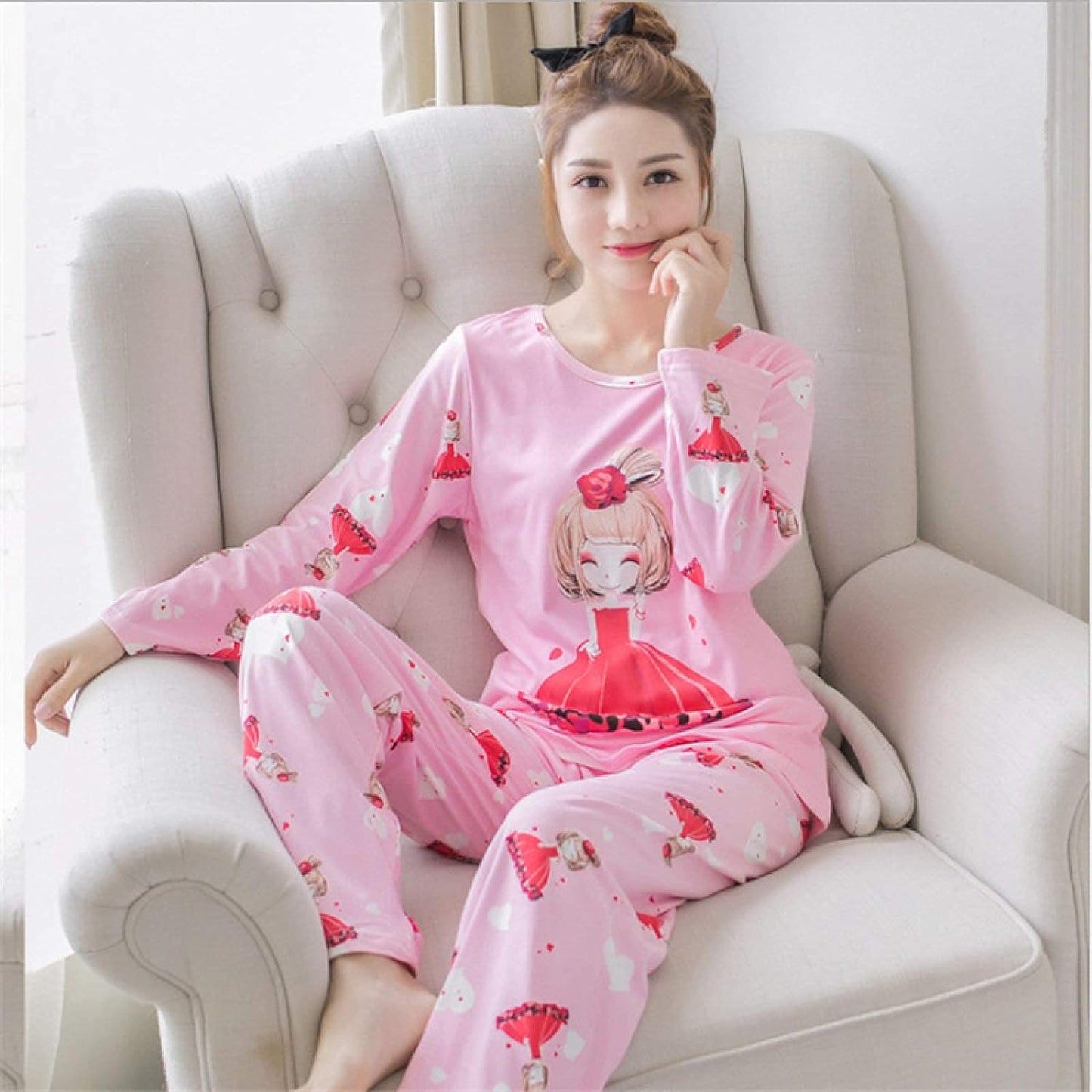 Pajama Set for Slim Fit, Cute PJ`s, Pajamas Party Sets,Fun & Comfy Sleepwear for Dreamy Nights