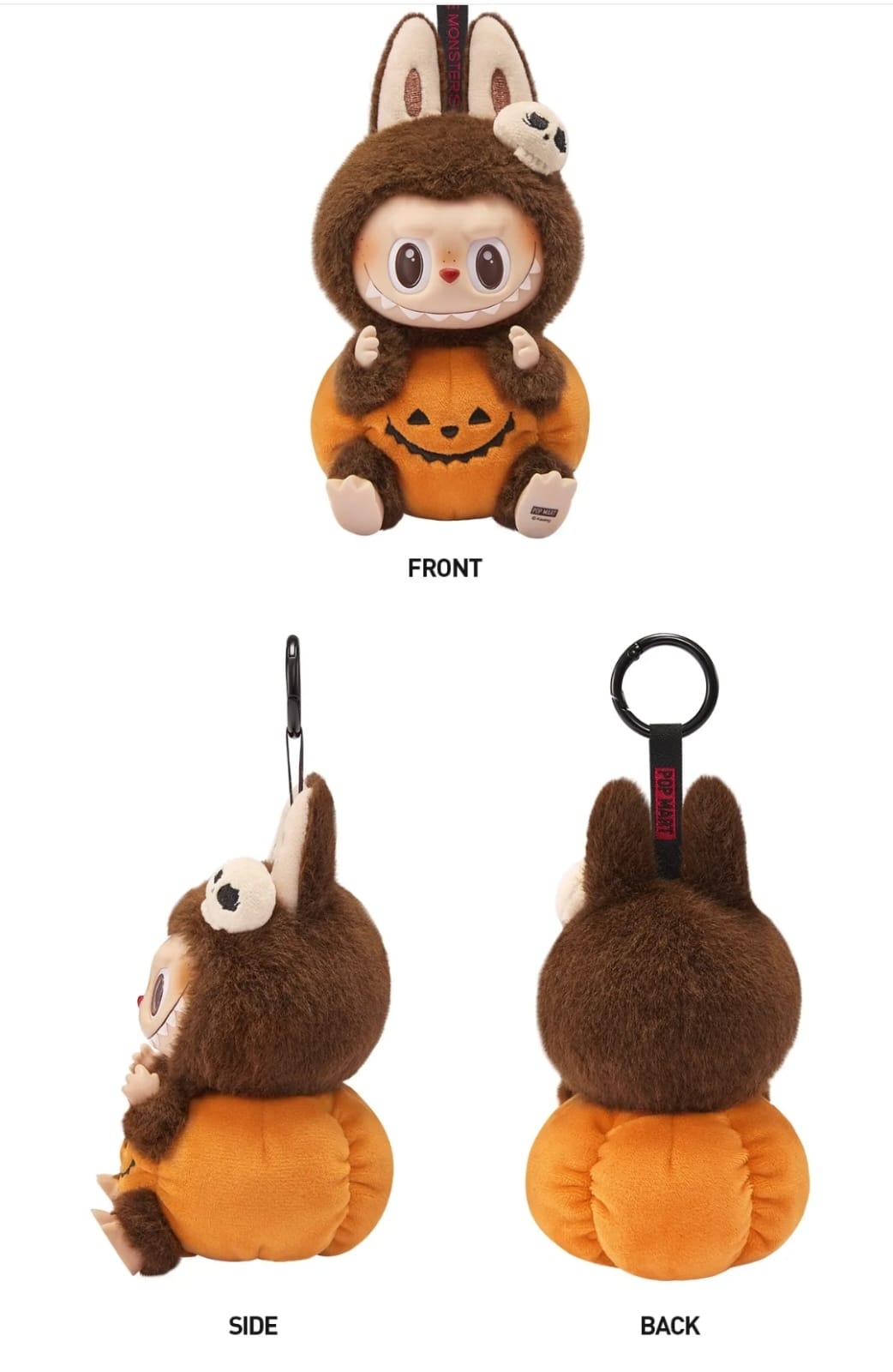 Labubu Monster Halloween Edition Keychain | Cute Spooky Collectible Toy Gift
