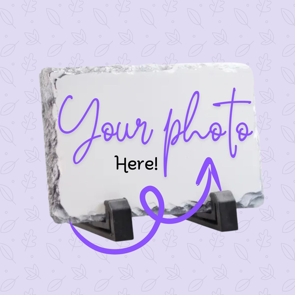 Personalized Photo Slate | Custom Sublimation Stone Frame UAE