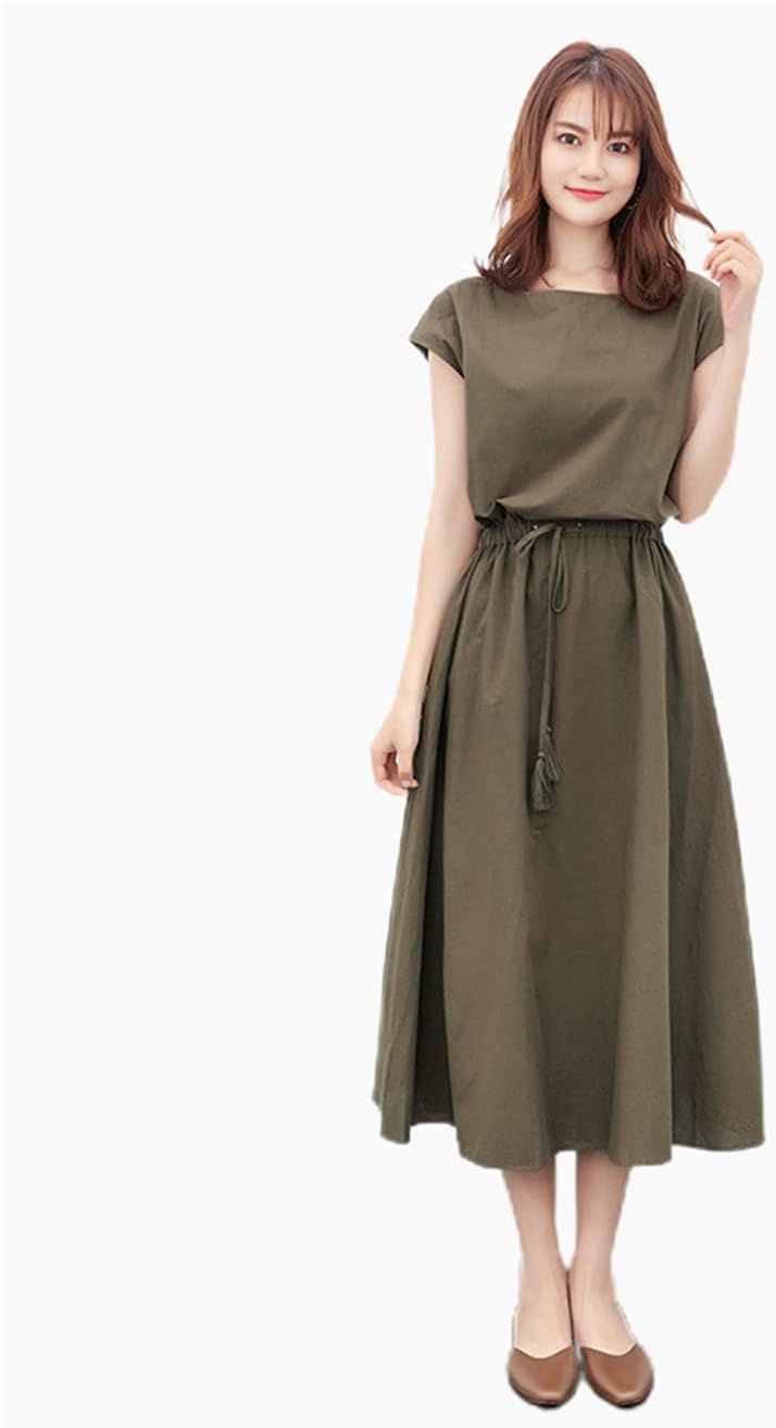 Cotton Casual Long Dress