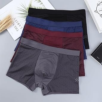 Mesh Boxer Briefs for Men