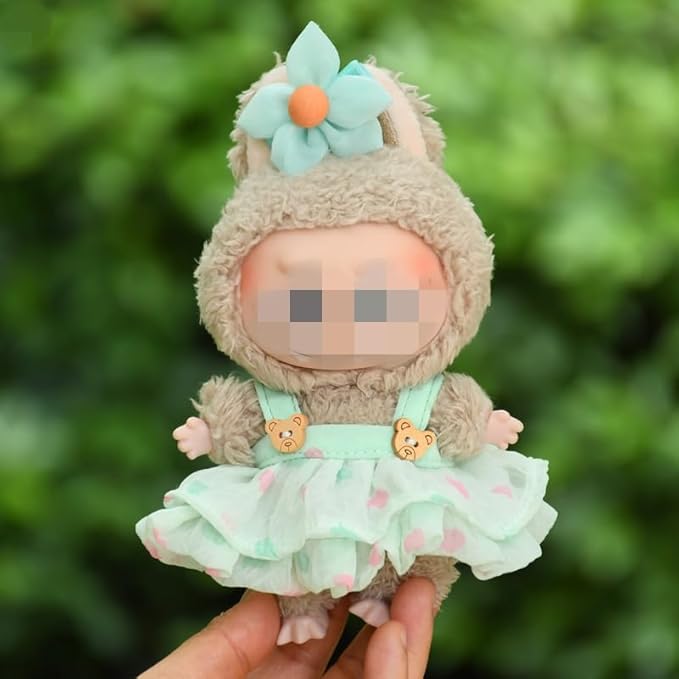 Clothes for Labubu Cute Doll Outfit, Various Accessories Clothing Set, Only Clothes Not Including Dolls, Perfect Holiday Gift