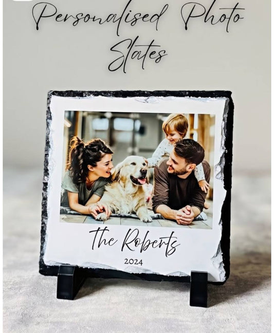 Personalized Photo Slate | Custom Sublimation Stone Frame UAE