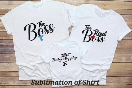 Custom Name T-Shirt – Personalized Print | Sublimation Unisex Round Neck Shirt