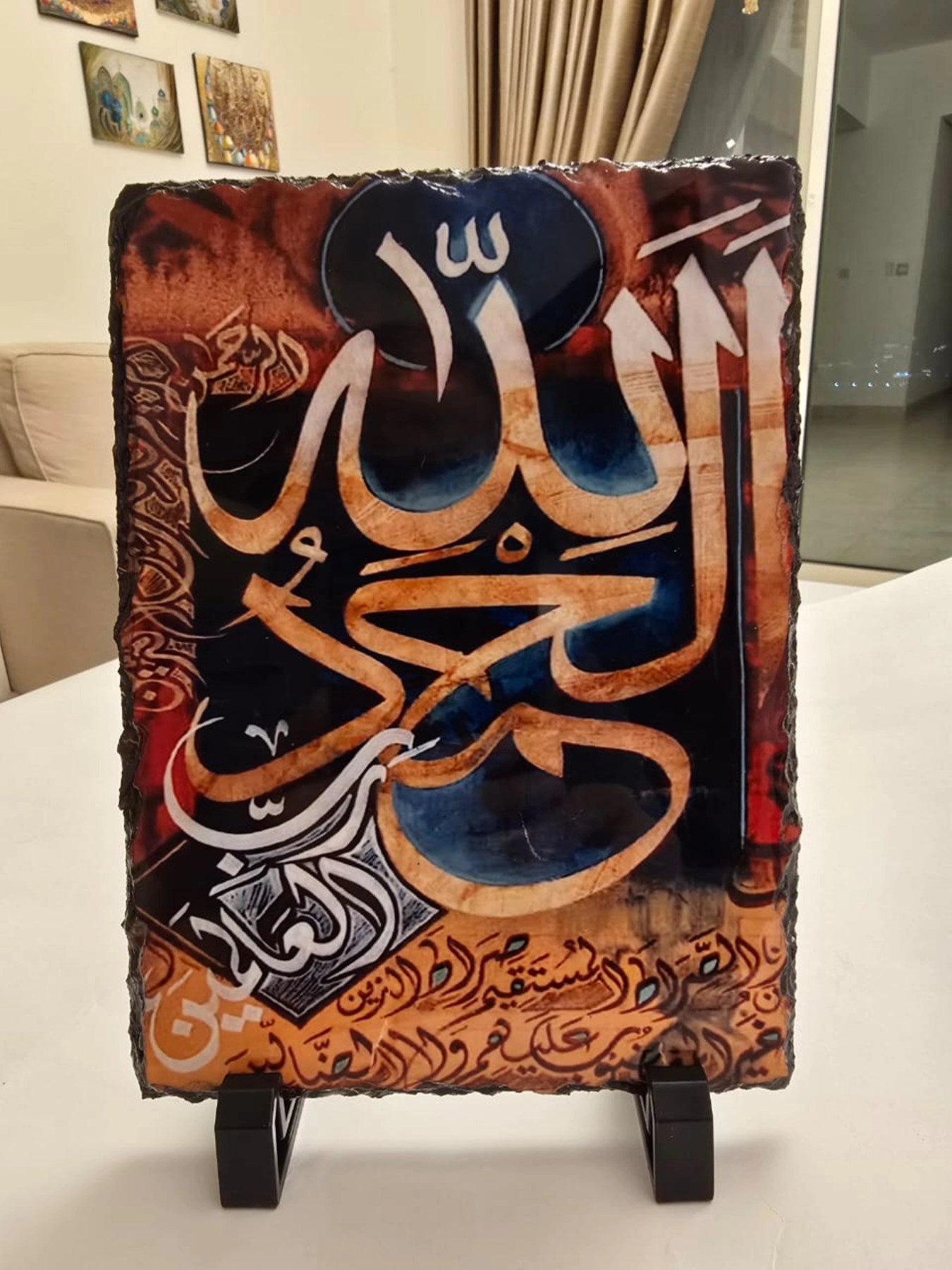 Personalized Photo Slate | Custom Sublimation Stone Frame UAE