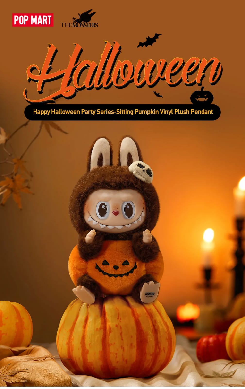 Labubu Monster Halloween Edition Keychain | Cute Spooky Collectible Toy Gift