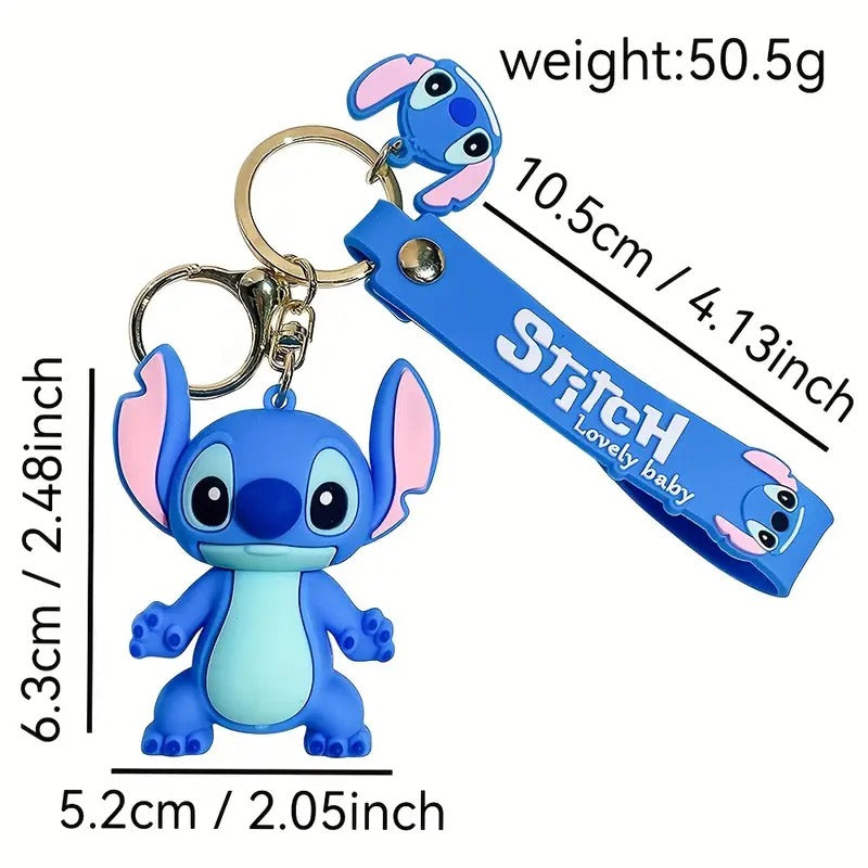 Disney Animated Cartoon Characters Vinyl Keychain or Bags Accessories