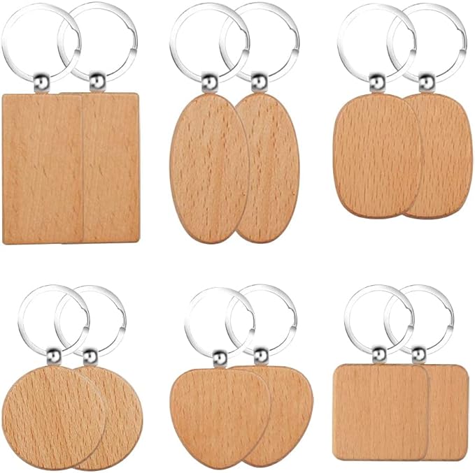 Custom Engraved Keychain – Metal & Wood | Perfect for Gifts & Souvenirs