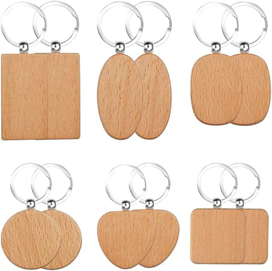 Custom Engraved Keychain – Metal & Wood | Perfect for Gifts & Souvenirs