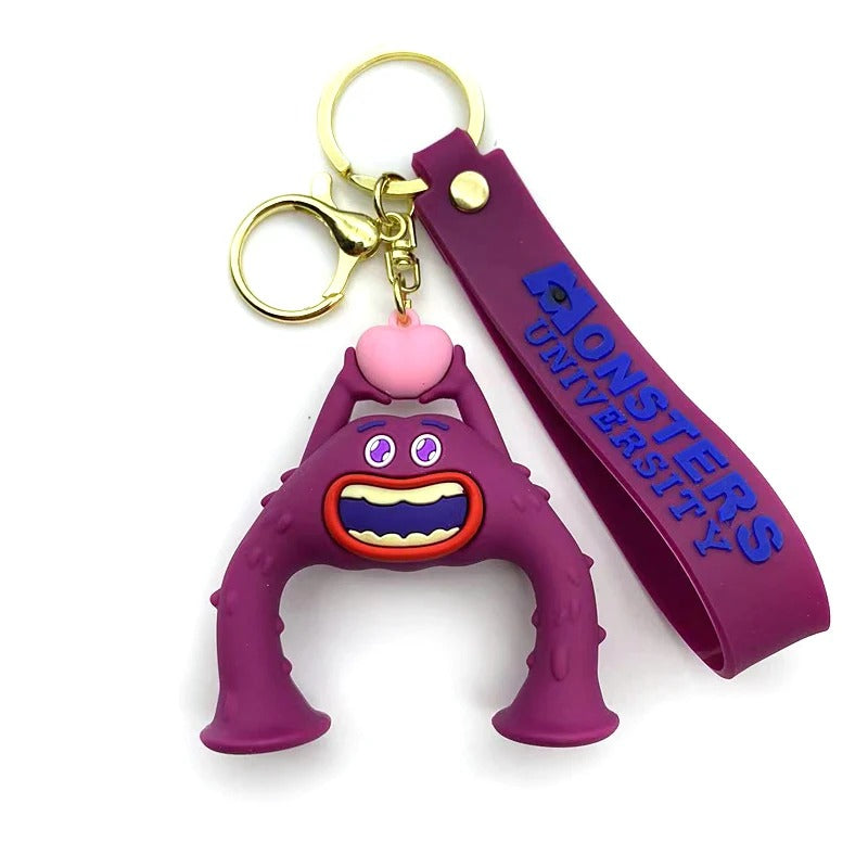 Disney Animated Cartoon Characters Vinyl Keychain or Bags Accessories