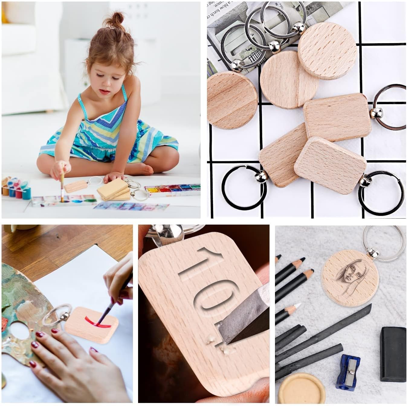 Custom Engraved Keychain – Metal & Wood | Perfect for Gifts & Souvenirs