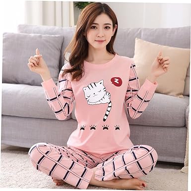 Pajama Set for Slim Fit, Cute PJ`s, Pajamas Party Sets,Fun & Comfy Sleepwear for Dreamy Nights