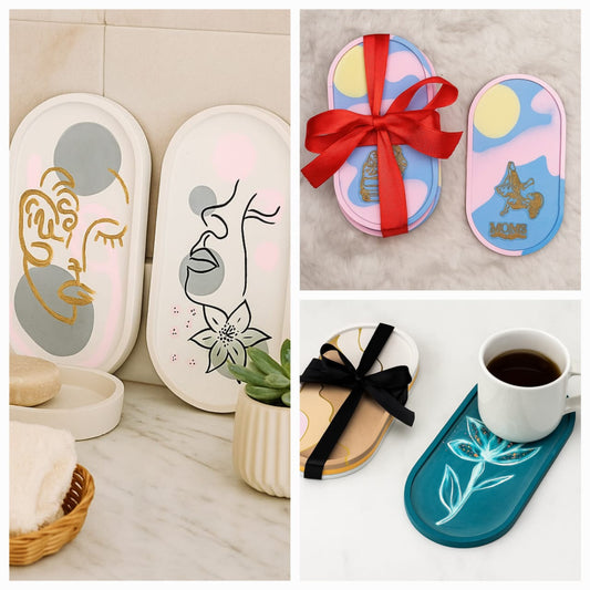 Customize Gifts Coasters made from Jesmonite Personalize Gifts  for Wedding, Birthday, Giveaway, Souvenir or Corporate  Gifts
