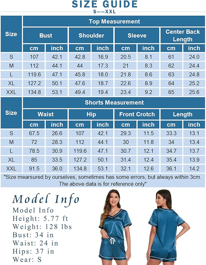 Silk Pajama Set for Women