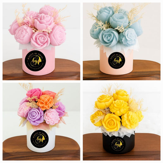 Handmade Mini Floral Scented Bouquet – Perfect for Home Décor & Gifting