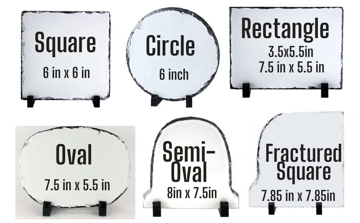 Personalized Photo Slate | Custom Sublimation Stone Frame UAE
