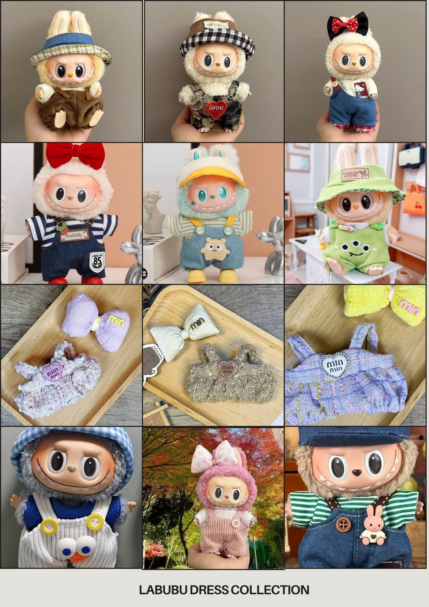 Labubu Keychains, Charms, Accessories, Cute Collectibles