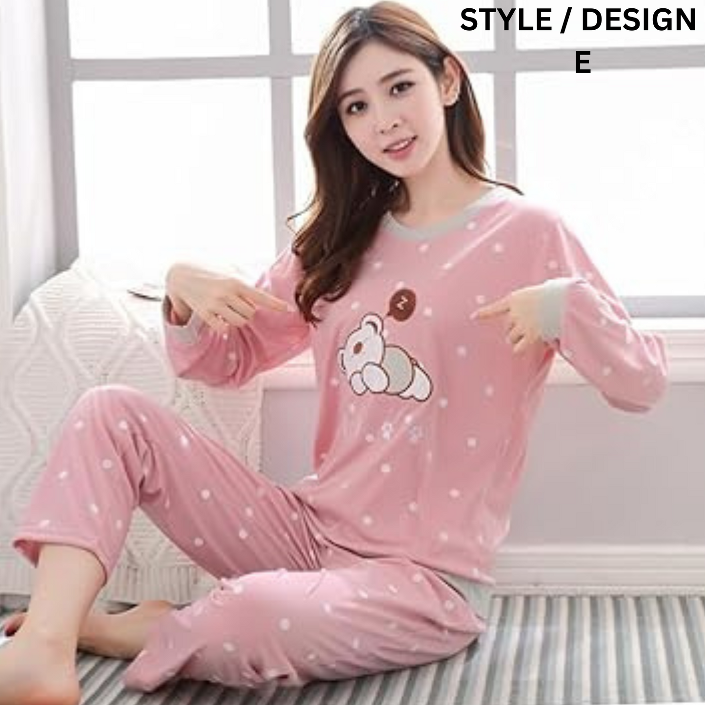 Cartoon Slim Fit Pajama Set, Teenage PJ Set, Cute and Comfy Speep-wear