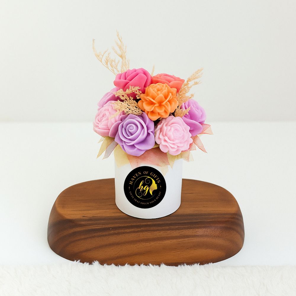Handmade Mini Floral Scented Bouquet – Perfect for Home Décor & Gifting