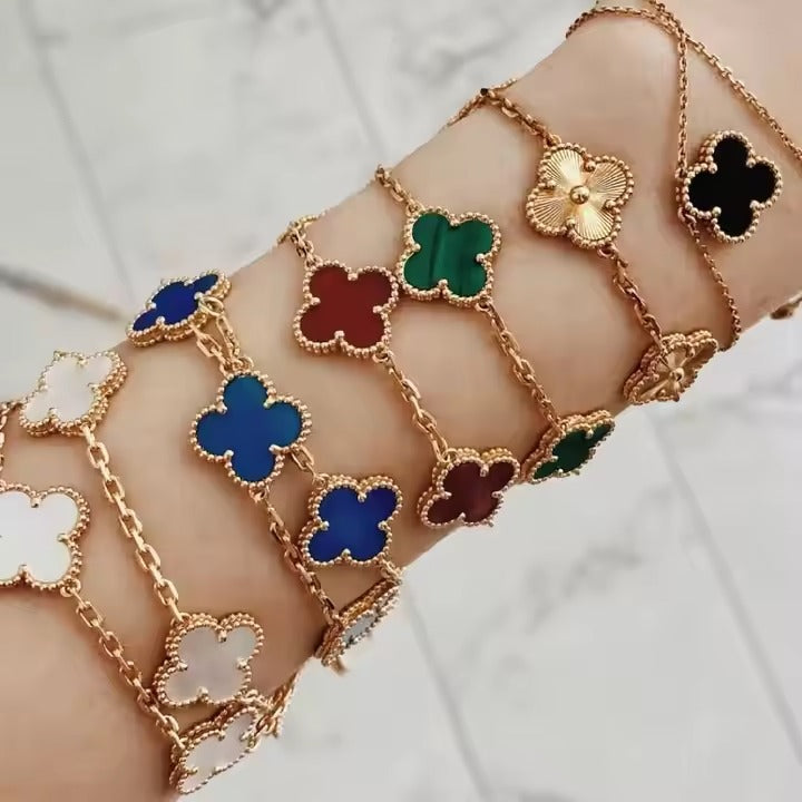 Luxury Fashion Four Leaf Clover Bracelet Stainless for Women