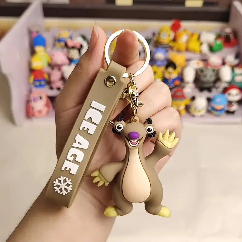 Disney Animated Cartoon Characters Vinyl Keychain or Bags Accessories
