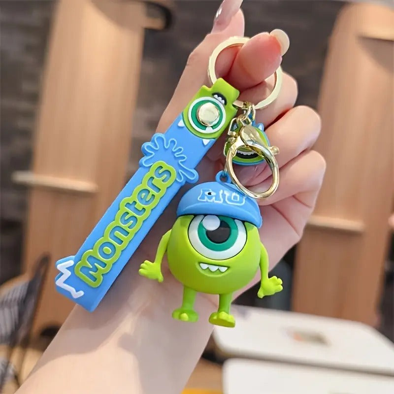 Disney Animated Cartoon Characters Vinyl Keychain or Bags Accessories