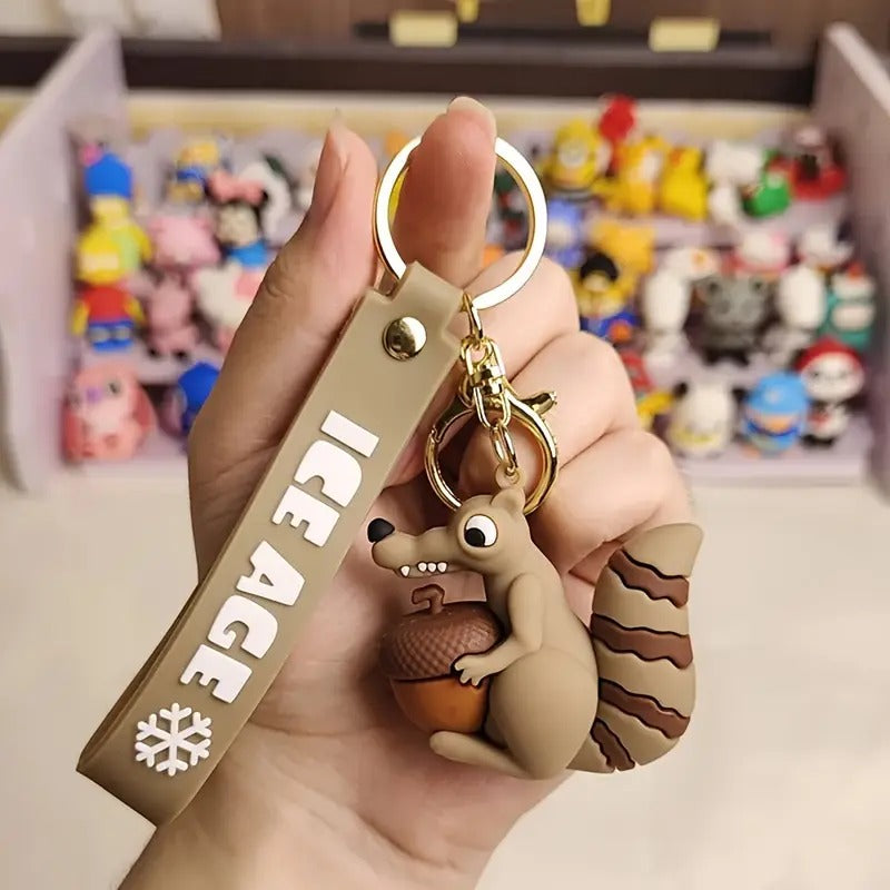 Disney Animated Cartoon Characters Vinyl Keychain or Bags Accessories
