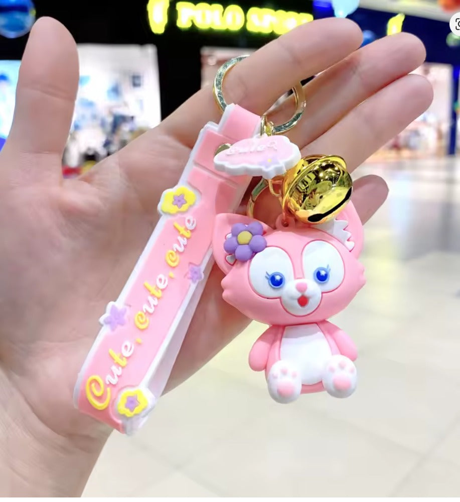 Disney Animated Cartoon Characters Vinyl Keychain or Bags Accessories