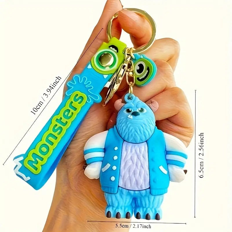 Disney Animated Cartoon Characters Vinyl Keychain or Bags Accessories