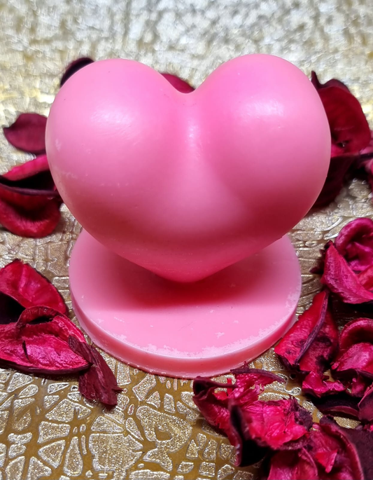 Lover's heart candle