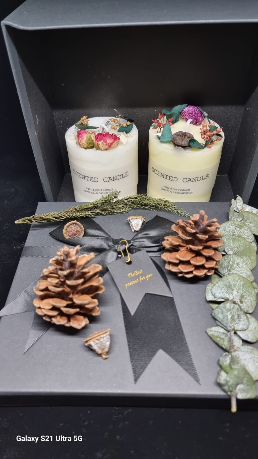 Scented candles gift box