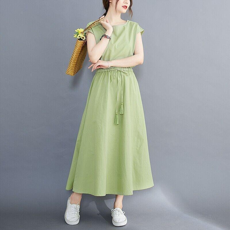 Cotton Casual Long Dress