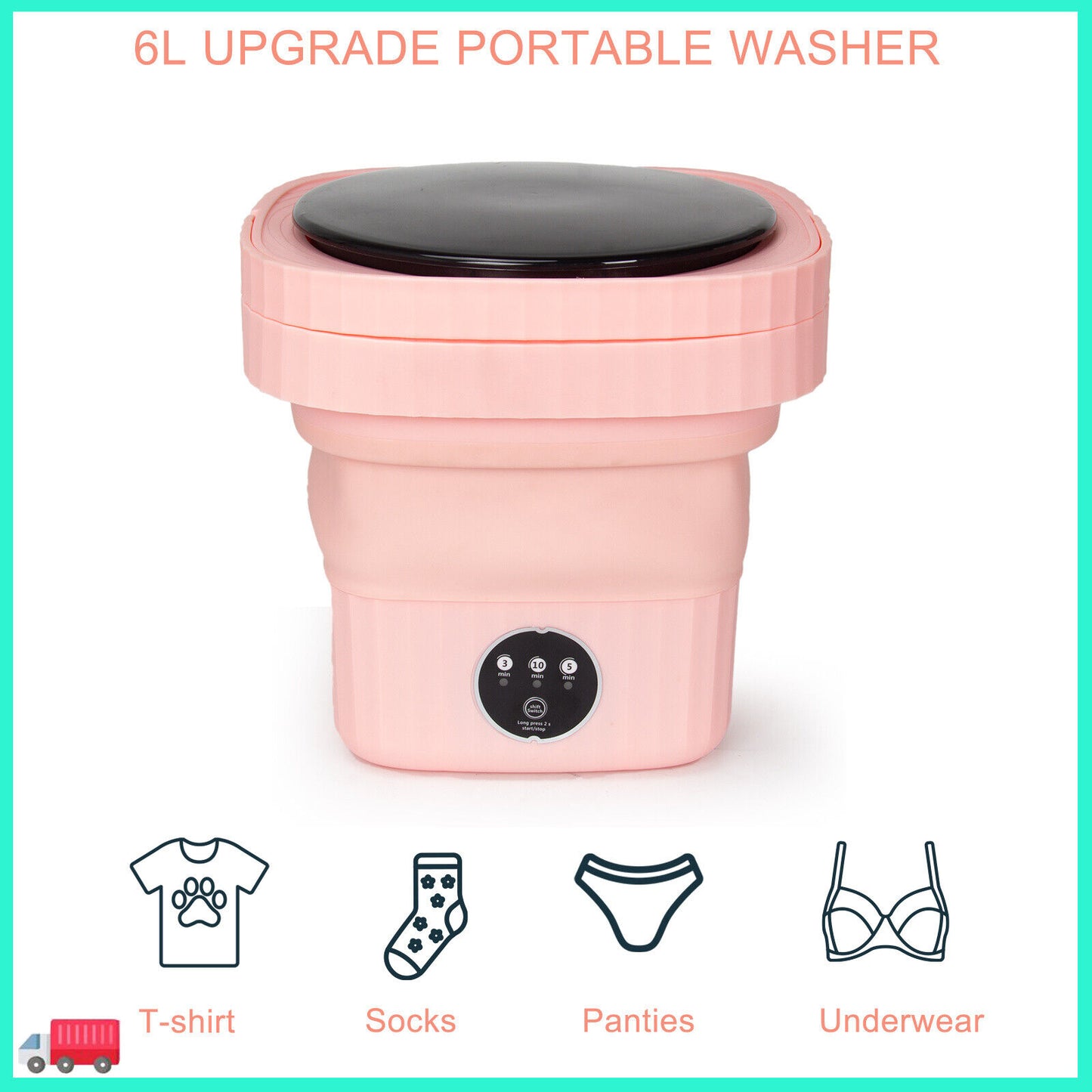 Portable Lightweight Mini Folding Washing Machine