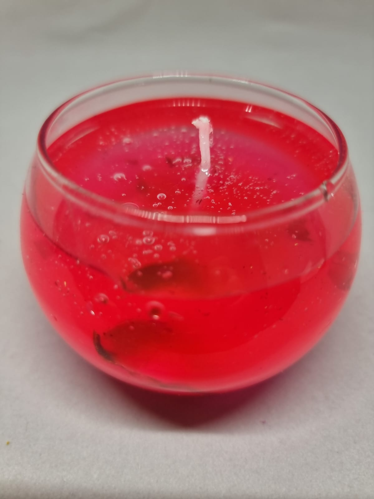 Jelly wax candle